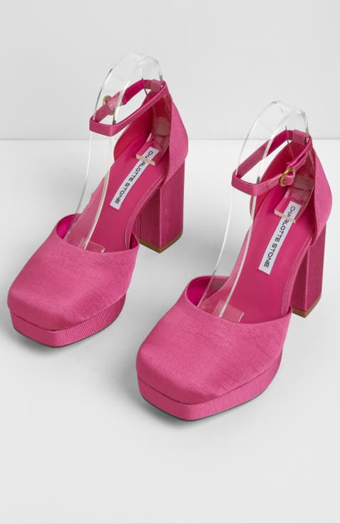 Libby Ankle Strap Platform Pump