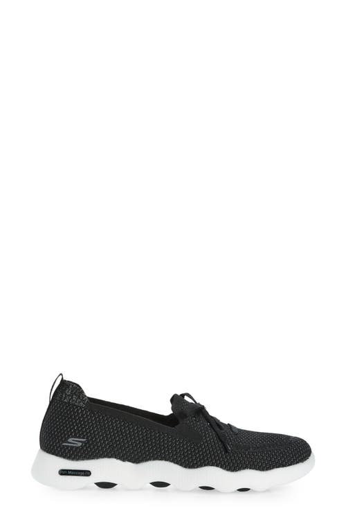 Skechers Massage Fit Lite Sneaker In Black/white