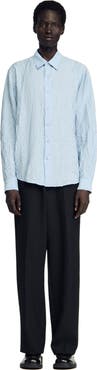 SANDRO Crinkled effect shirt