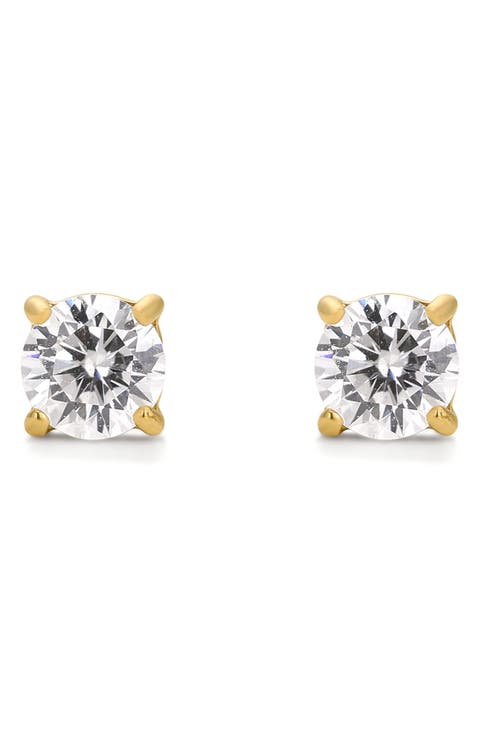 Classic Cubic Zirconia Tennis Stud Earrings