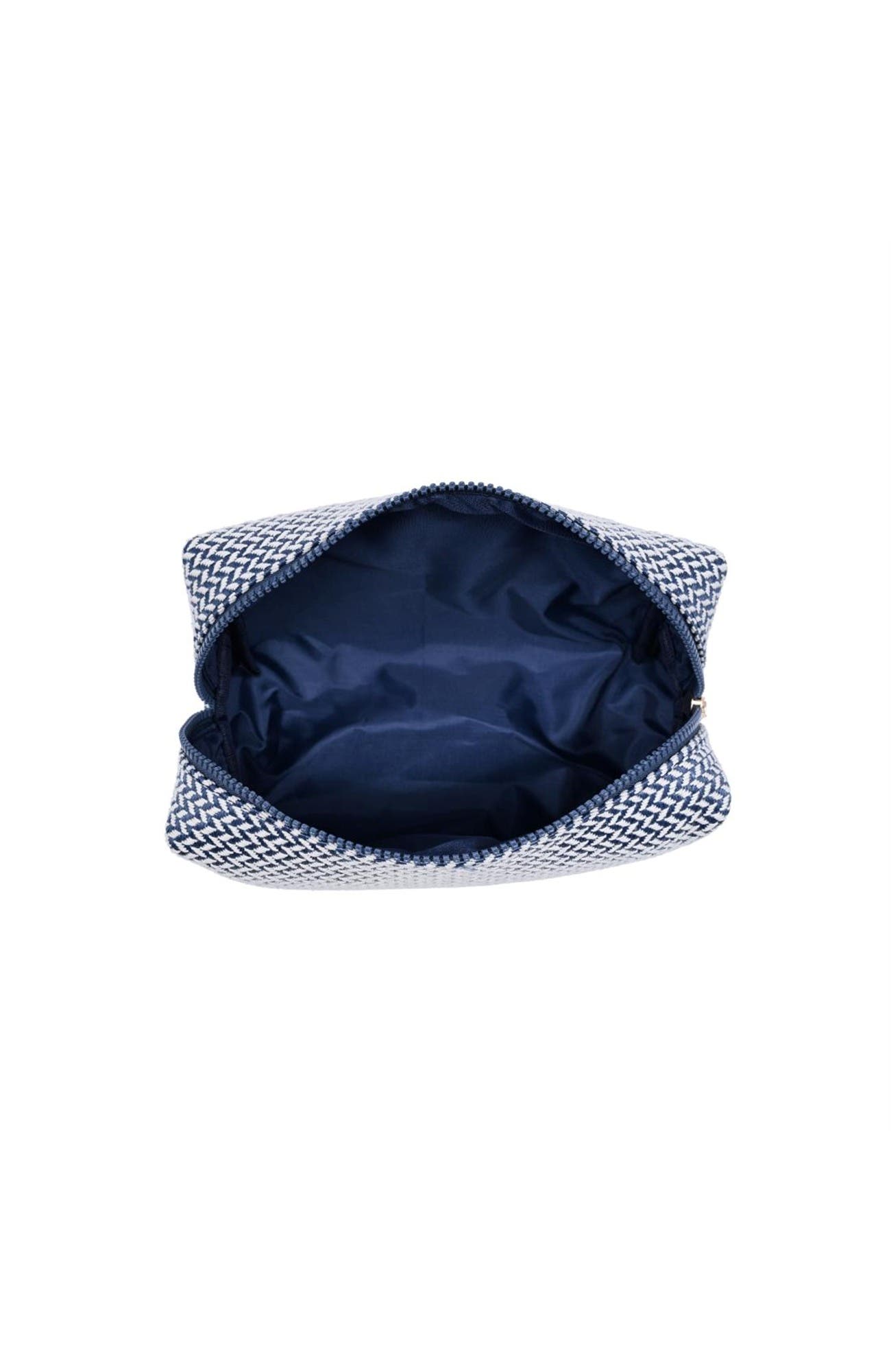 Switchback Cosmetic & Travel Organizer Pouch, Alternate, color, Navy
