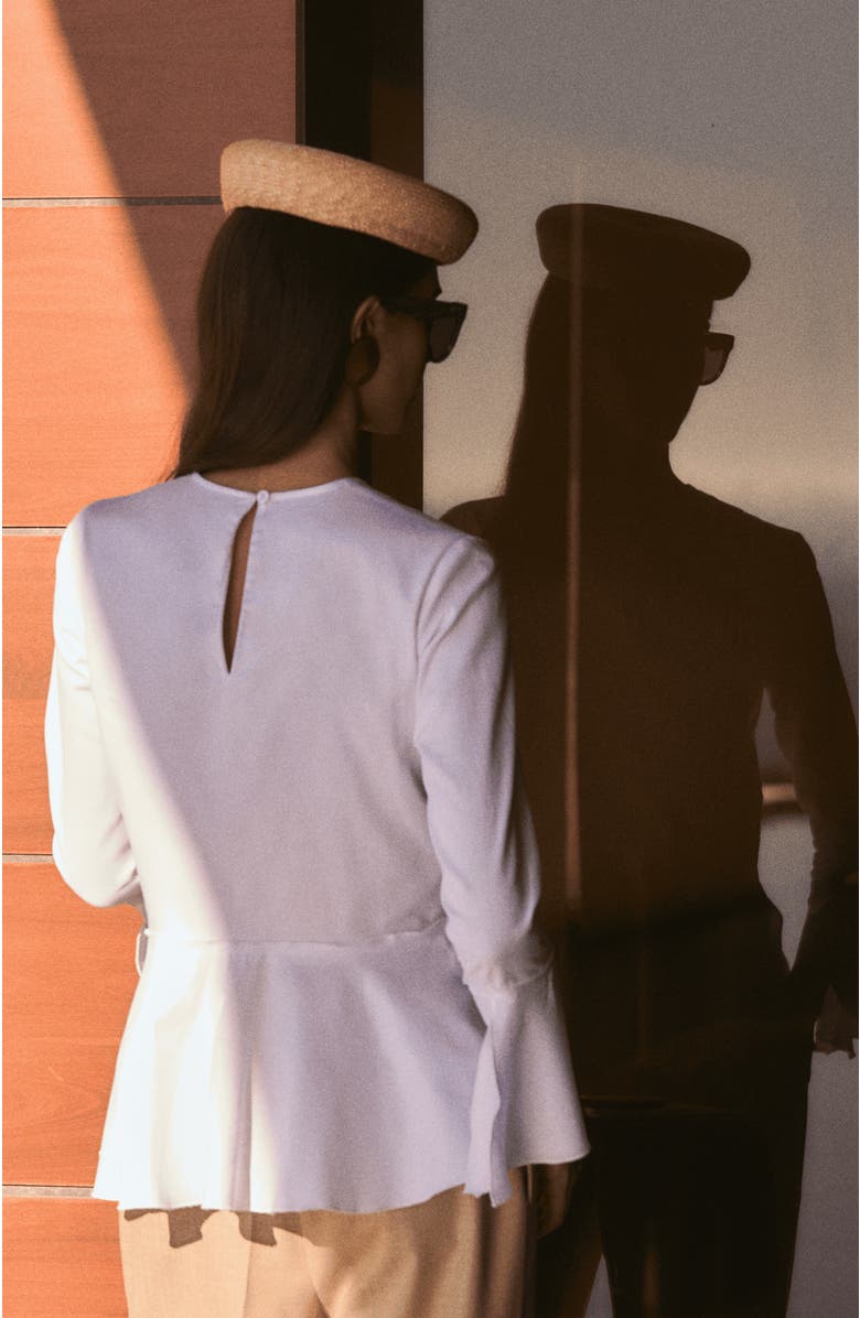 The IQ Collection Pia White Shirt, Alternate, color, White