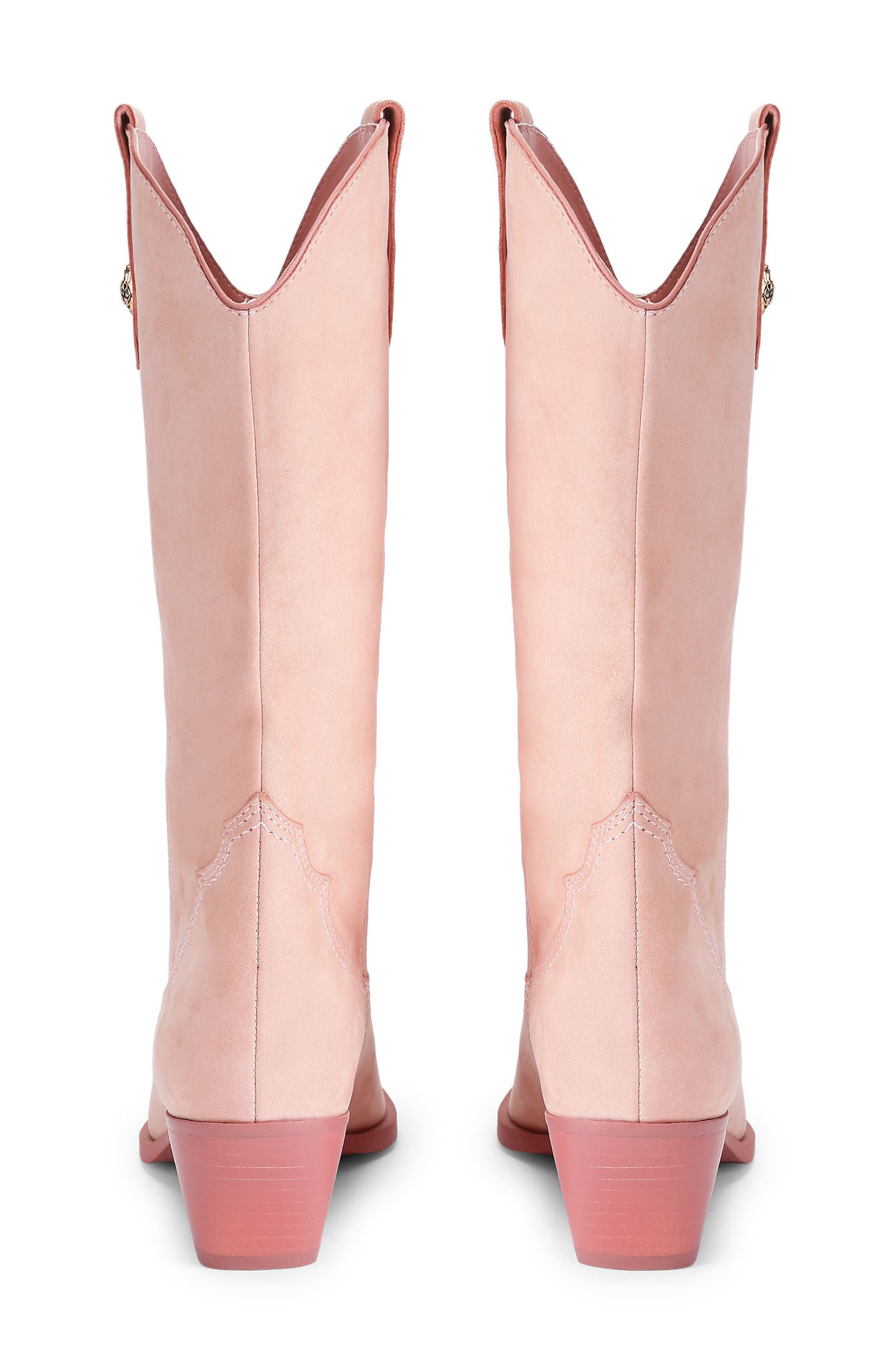 Kurt Geiger London Kiss Western Boot, Alternate, color, Light/ Pastel Pink