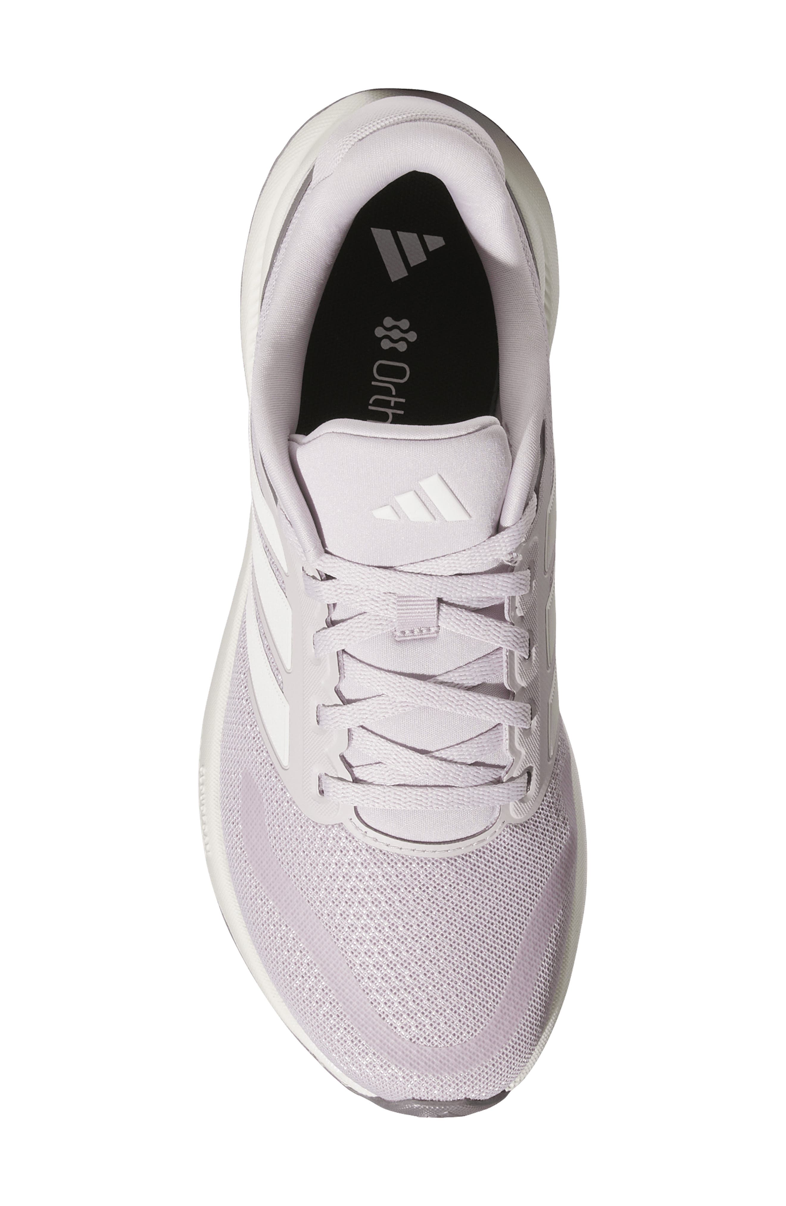 adidas Runfalcon 5 Running Shoe, Alternate, color, Ice Purple/ Off White/ Black