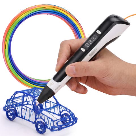 3D Printing Pen Kit with Auto Sleep & Adjustable Temperature