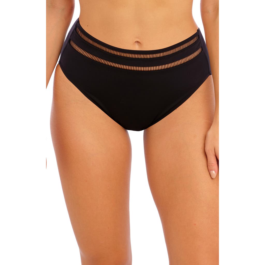 Fantasie East Hampton High Waist Bikini Bottoms in Black  product