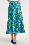 Isaac Mizrahi New York Mia Bias Cut Midi Skirt