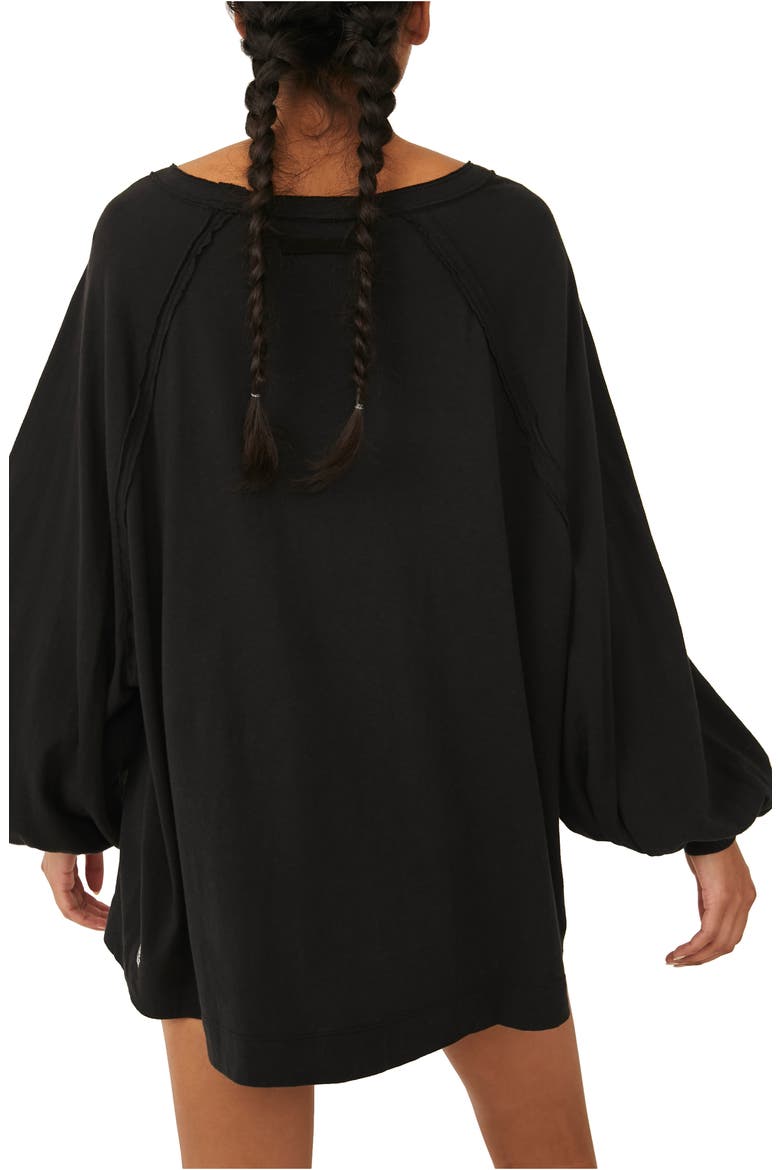 Free People FP Movement She's Everything Shirt, Alternate, color, BLACK
