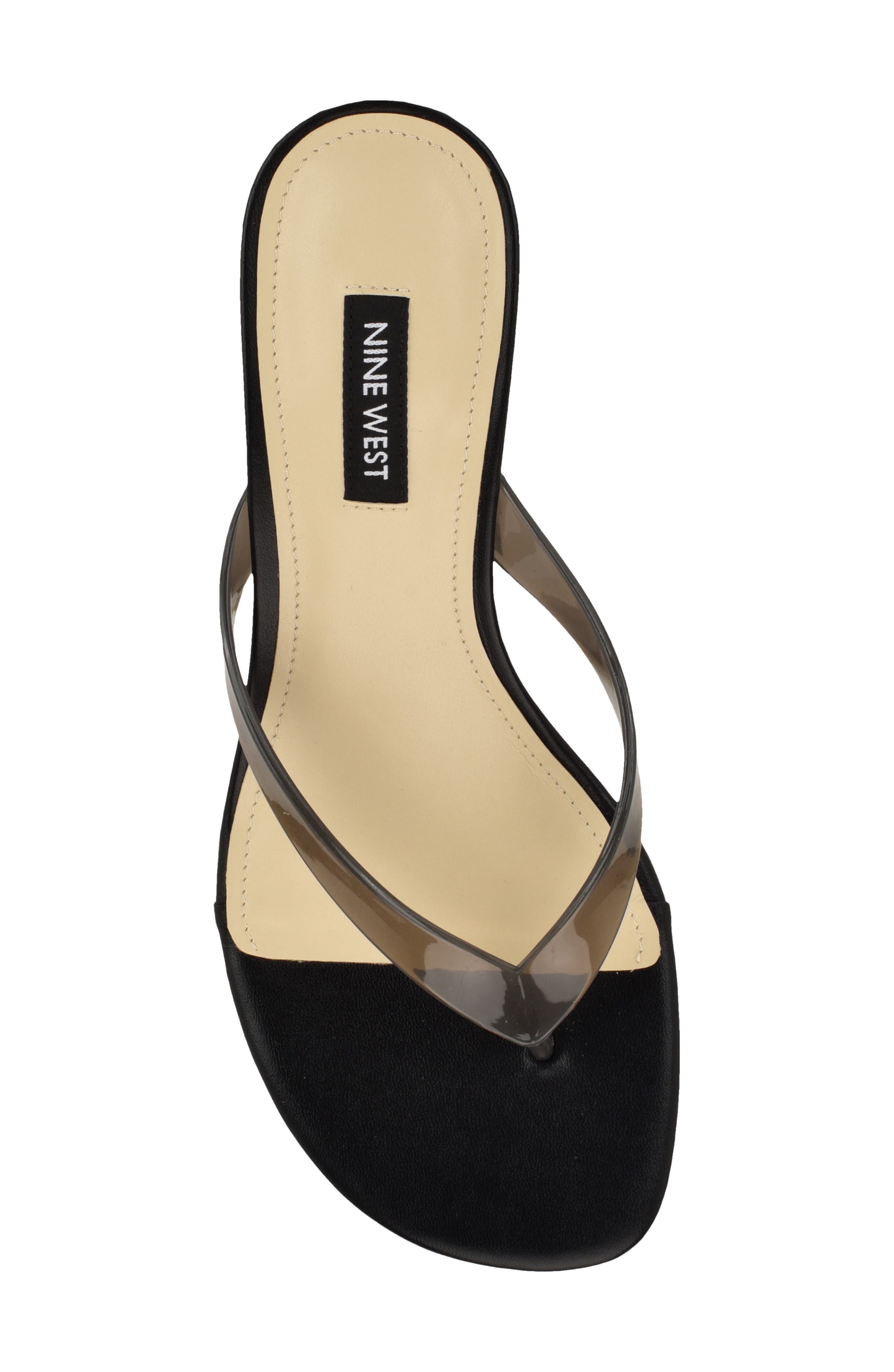 Nine West Crisee Kitten Heel Flip Flop, Alternate, color, 