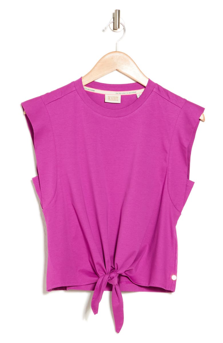 Scotch & Soda Sleeveless Knotted Tank, Alternate, color,