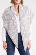 Vince Camuto Folk Floral Jacquard Triangle Scarf