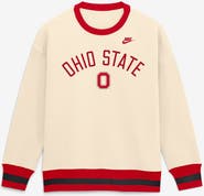 Nike Women's Nike Natural Ohio State Buckeyes Legacy Pullover Sweatshirt