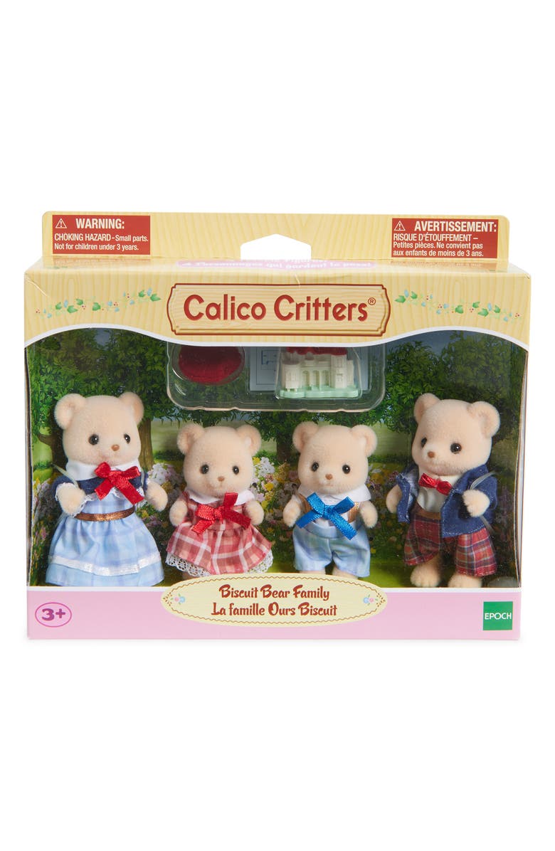 Calico Critters Biscuit Bear Family, Main, color, Multi