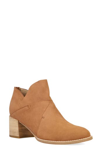 Eileen Fisher Bento Block Heel Bootie In Brown