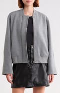 Nordstrom Brushed Bomber Jacket