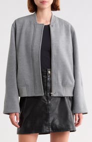 Nordstrom Brushed Bomber Jacket