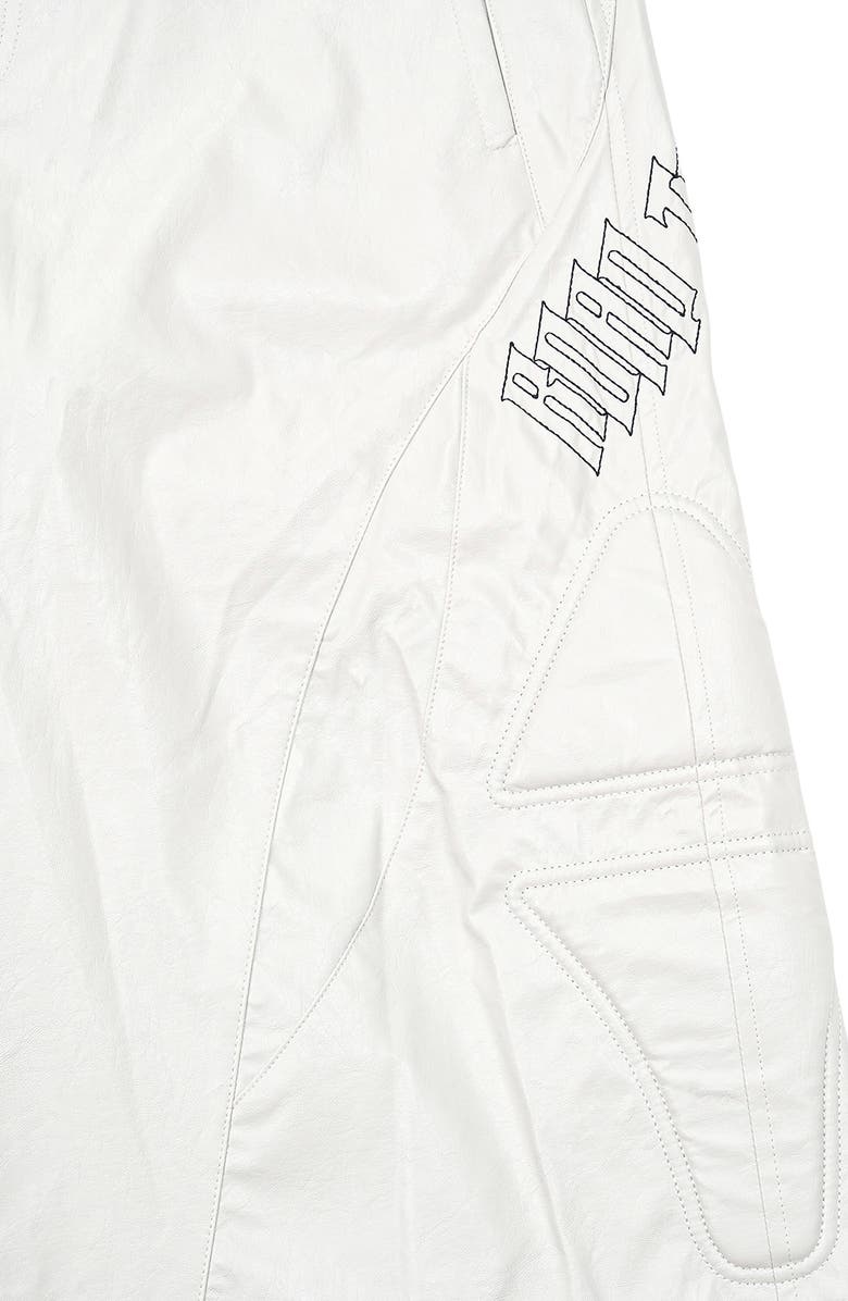 RtA Rami Biker Shorts, Alternate, color, Grey
