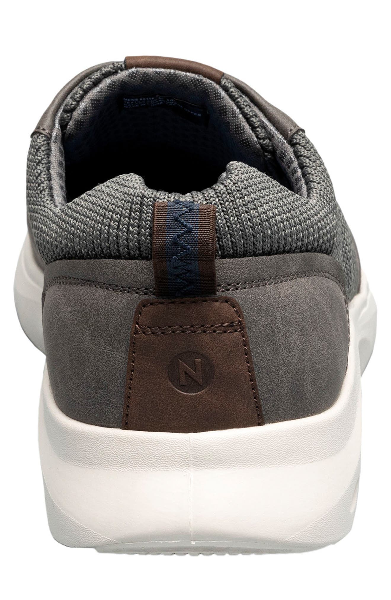 Ponte Knit Moc Toe Sneaker - Wide Width Available, Alternate, color, GRAY MULTI