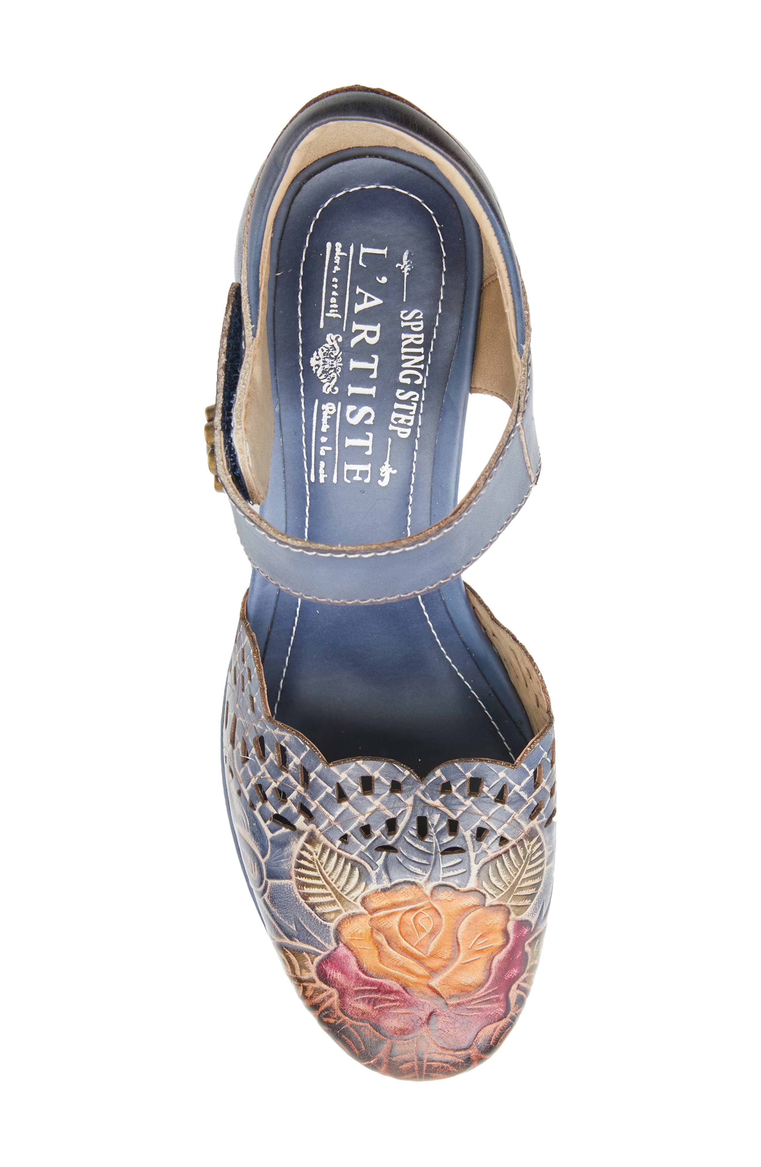 Debbihary Mary Jane Platform Pump, Alternate, color, NAVY MULTI