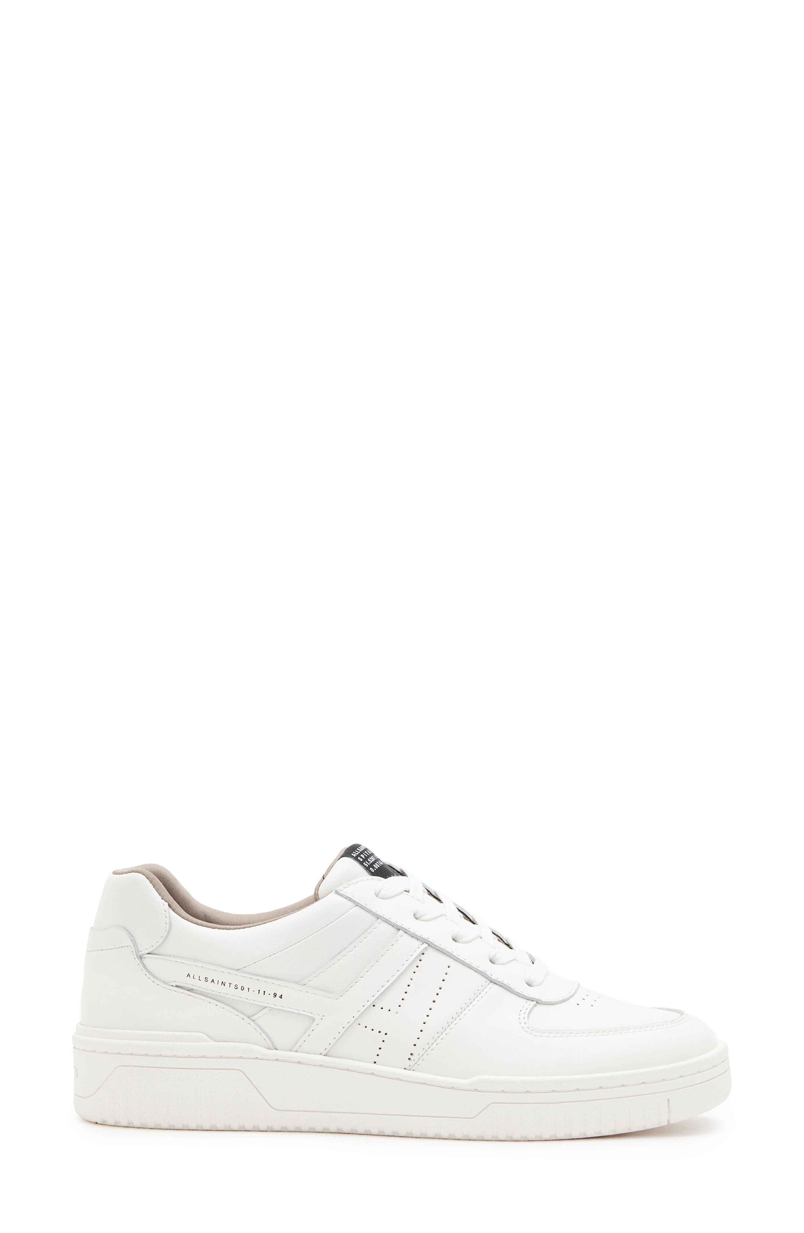 AllSaints Vix Sneaker, Alternate, color, White