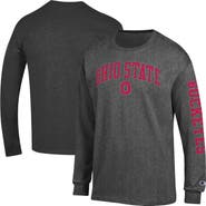Champion Men's Champion Charcoal Ohio State Buckeyes Arch Over Logo Long Sleeve T-Shirt