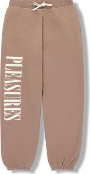 PLEASURES Onyx Logo Joggers