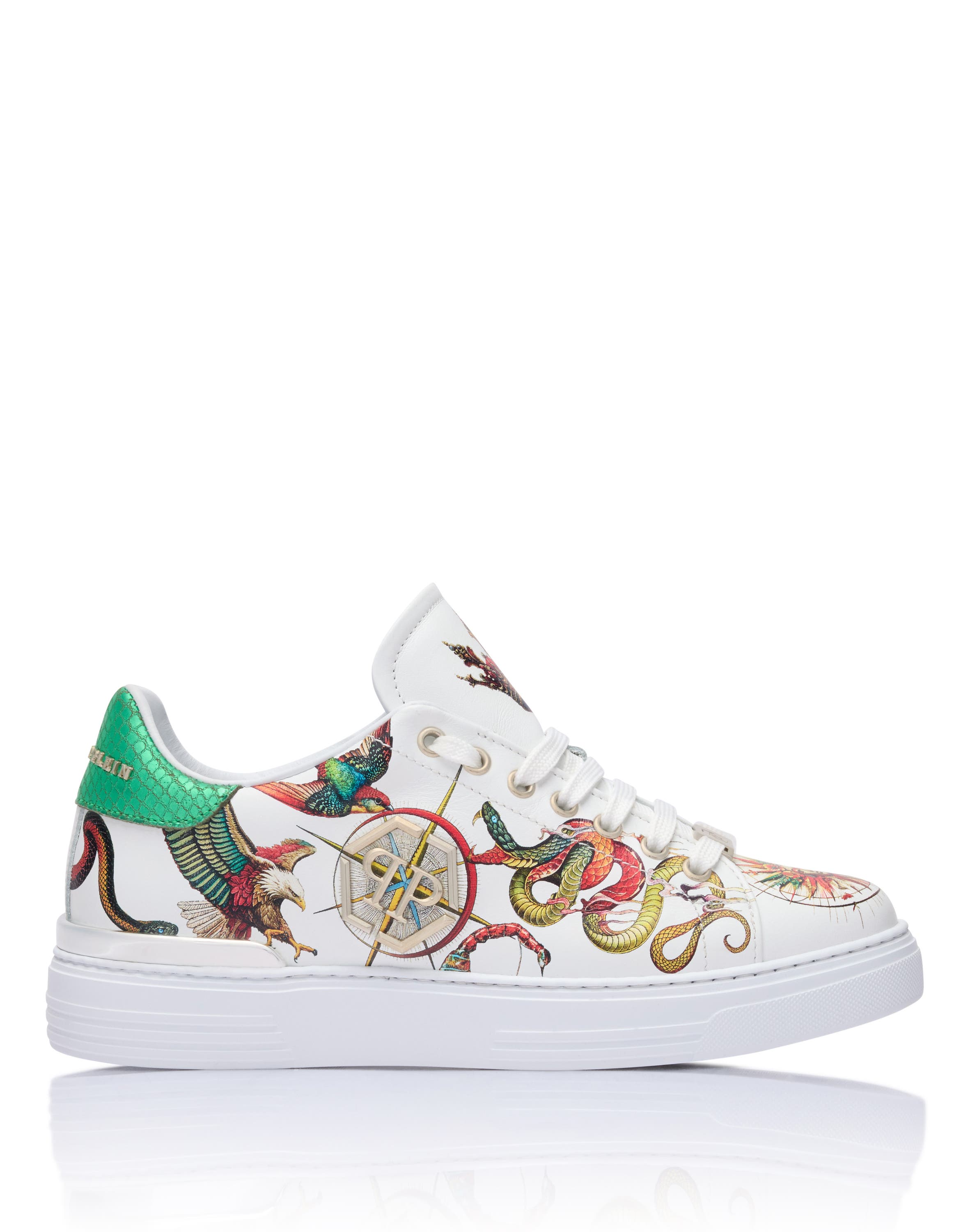 Printed Low-Top Sneakers Unisex, Alternate, color, OffWhite
