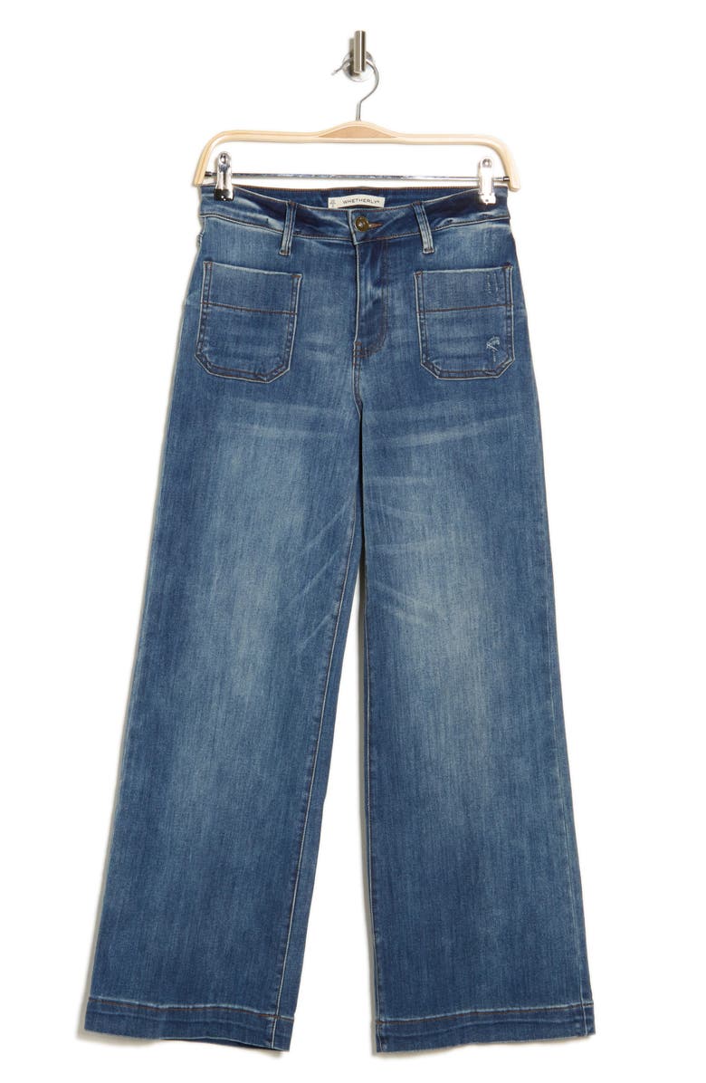 Whetherly Brooklyn High Waist Wide Leg Jeans, Alternate, color, 
