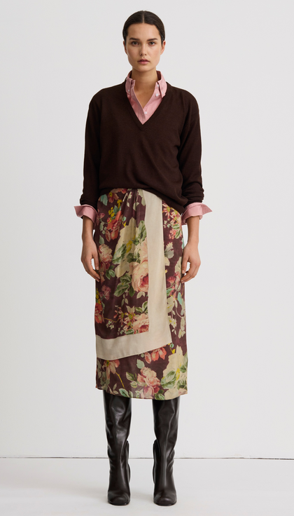 Asymmetrical Overlay Skirt