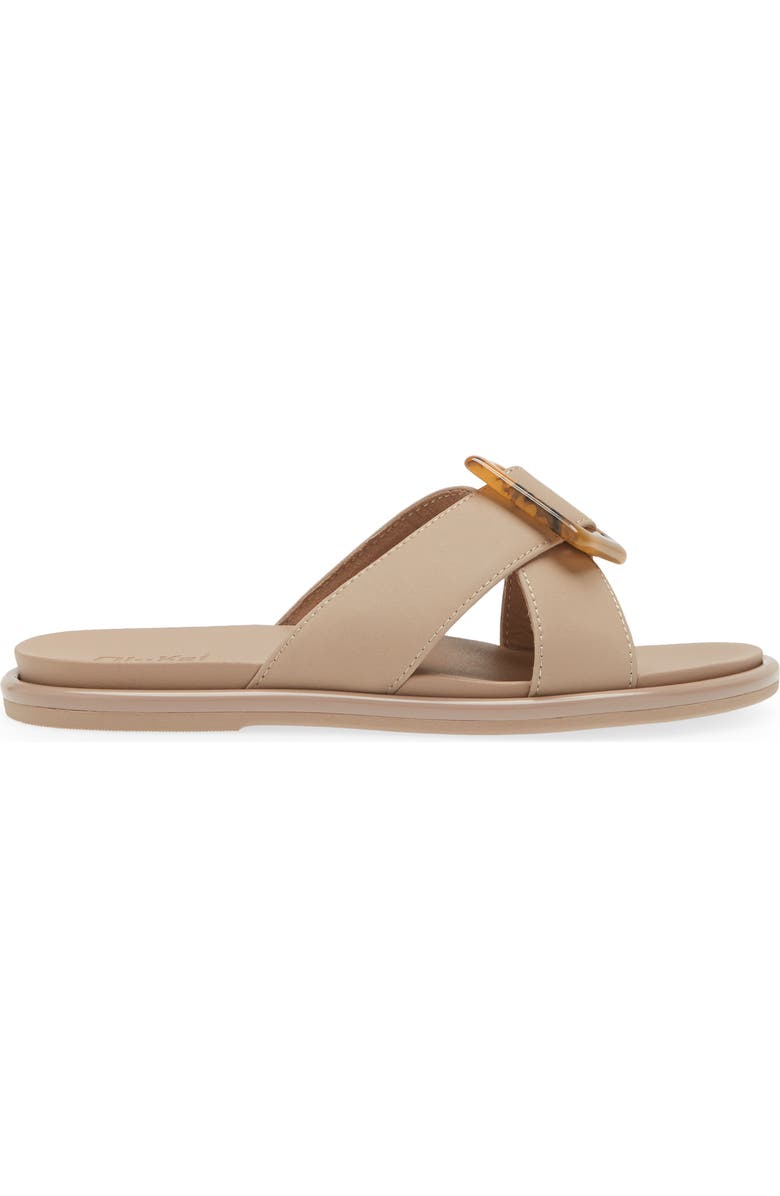 OluKai La'i Slide Sandal, Alternate, color, Taupe / Taupe