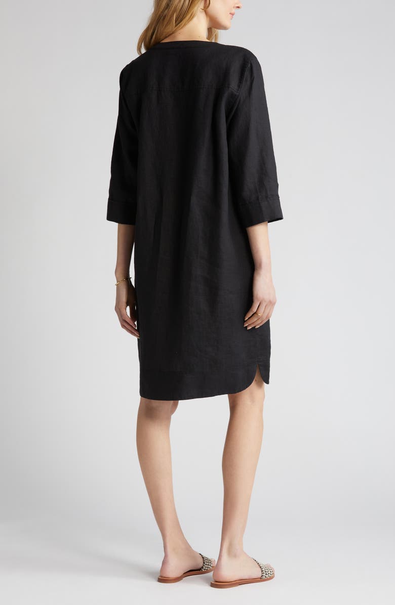 Masai Copenhagen Nokolo Linen Shift Dress, Alternate, color, 