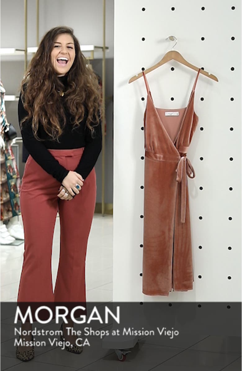Baby Love Velvet Wrap Dress, sales video thumbnail