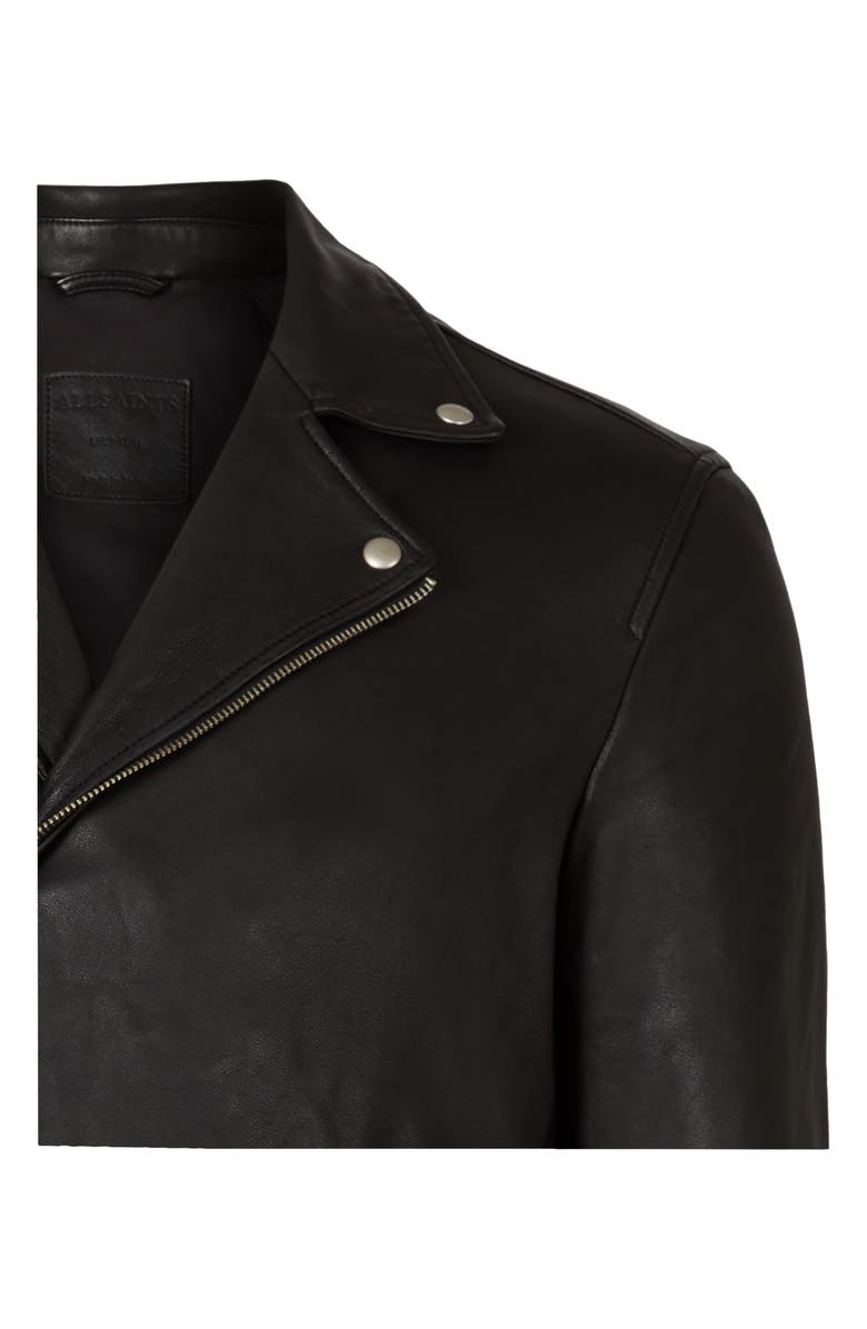 AllSaints Tyson Leather Biker Jacket, Alternate, color, 