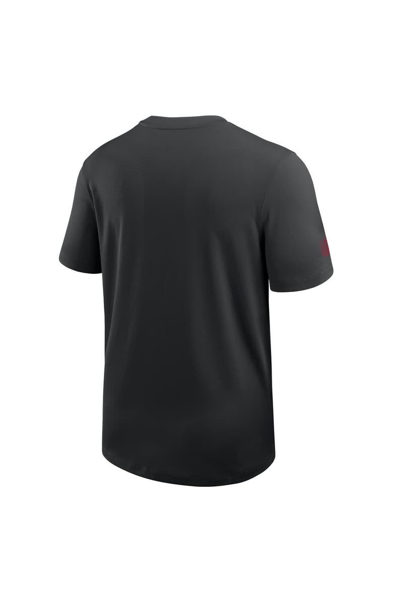 Nike Men's Nike Black Arizona Cardinals Sideline UV Performance Coach Shirt, Alternate, color, Black