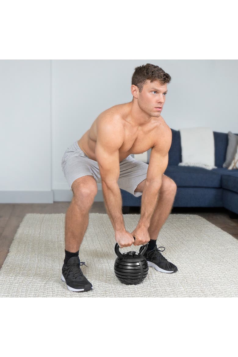 Adjustable Kettlebell, Alternate, color, 10-40 lbs