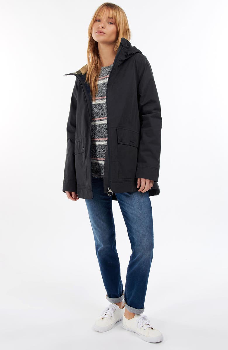 Barbour Armeria Waterproof Hooded Jacket, Alternate, color,