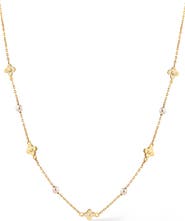 Ana Luisa Hannah Freshwater Pearl Station Necklace