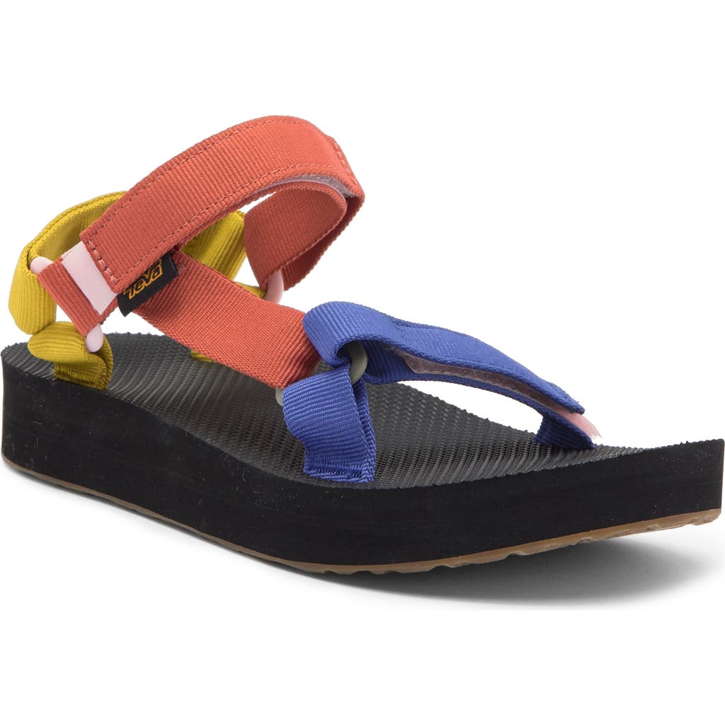 Shop Teva Midform Universal Sandal In Deep Ultramarine Multi