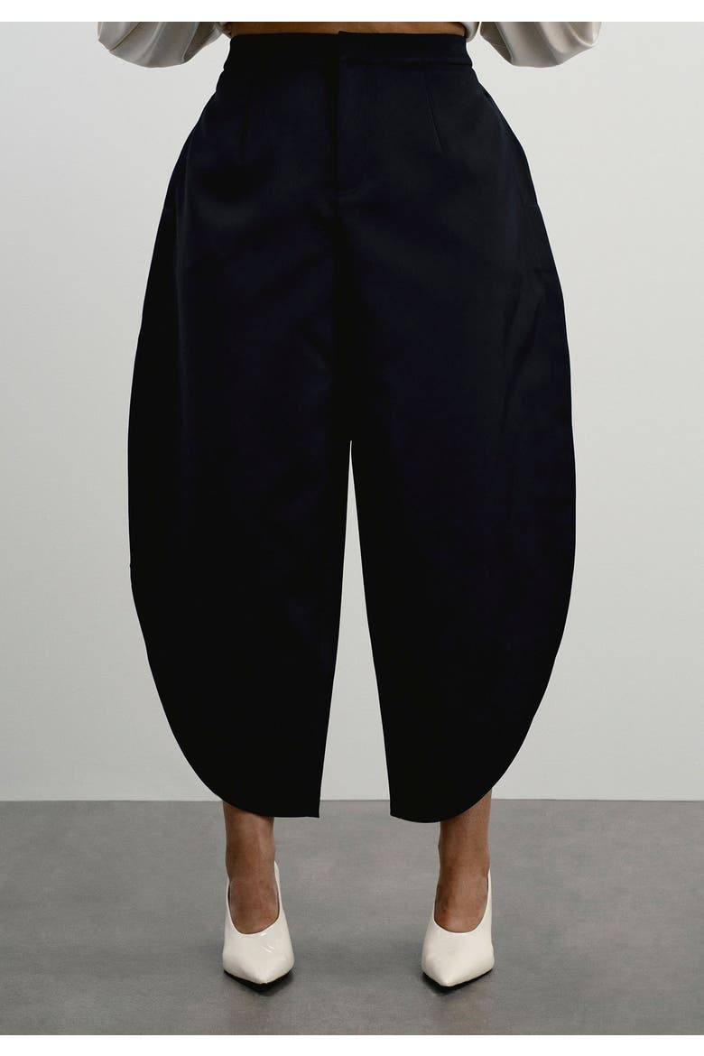 Crescent Moon Split Leg Pant, Main, color, BLACK BEAUTY