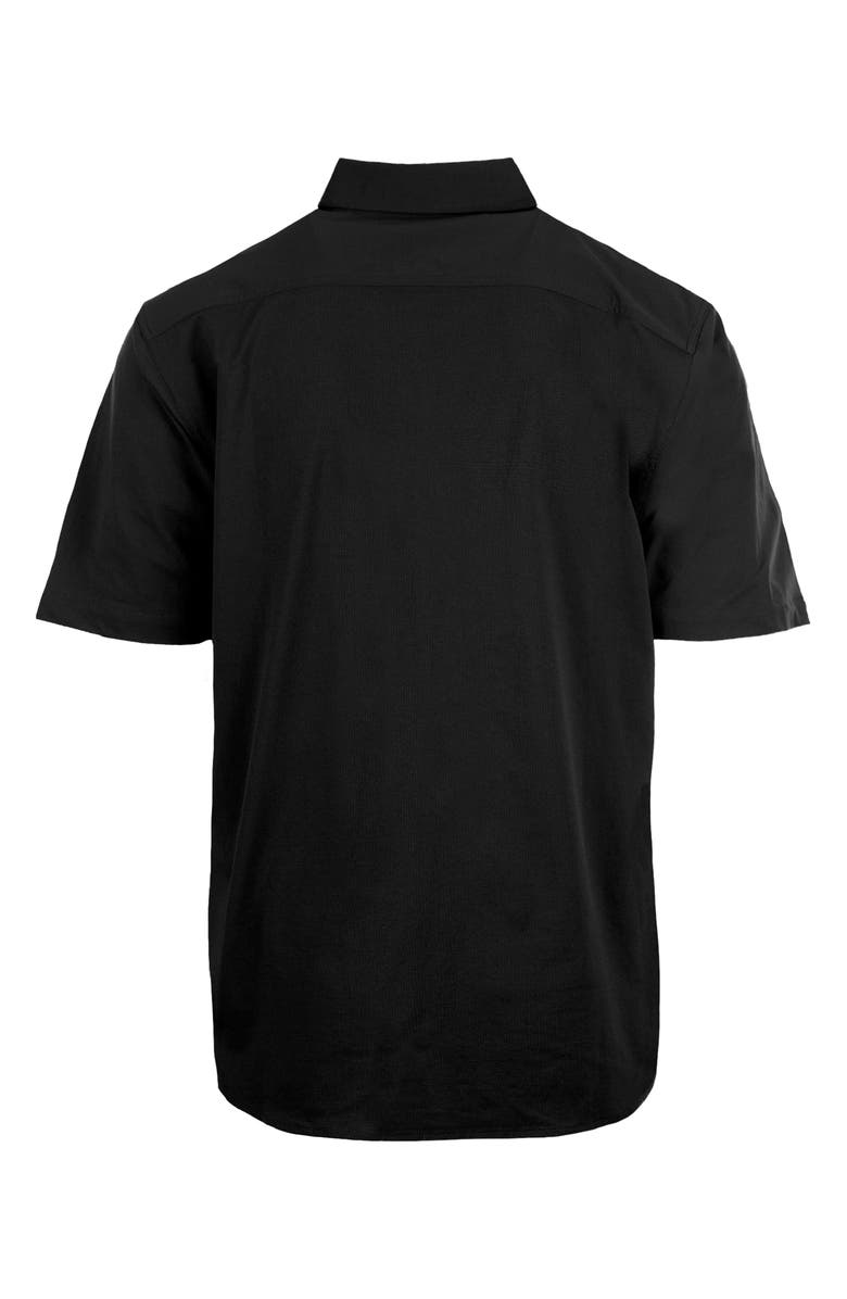 BURNSIDE Short Sleeve Button-Up Shirt, Alternate, color, Black