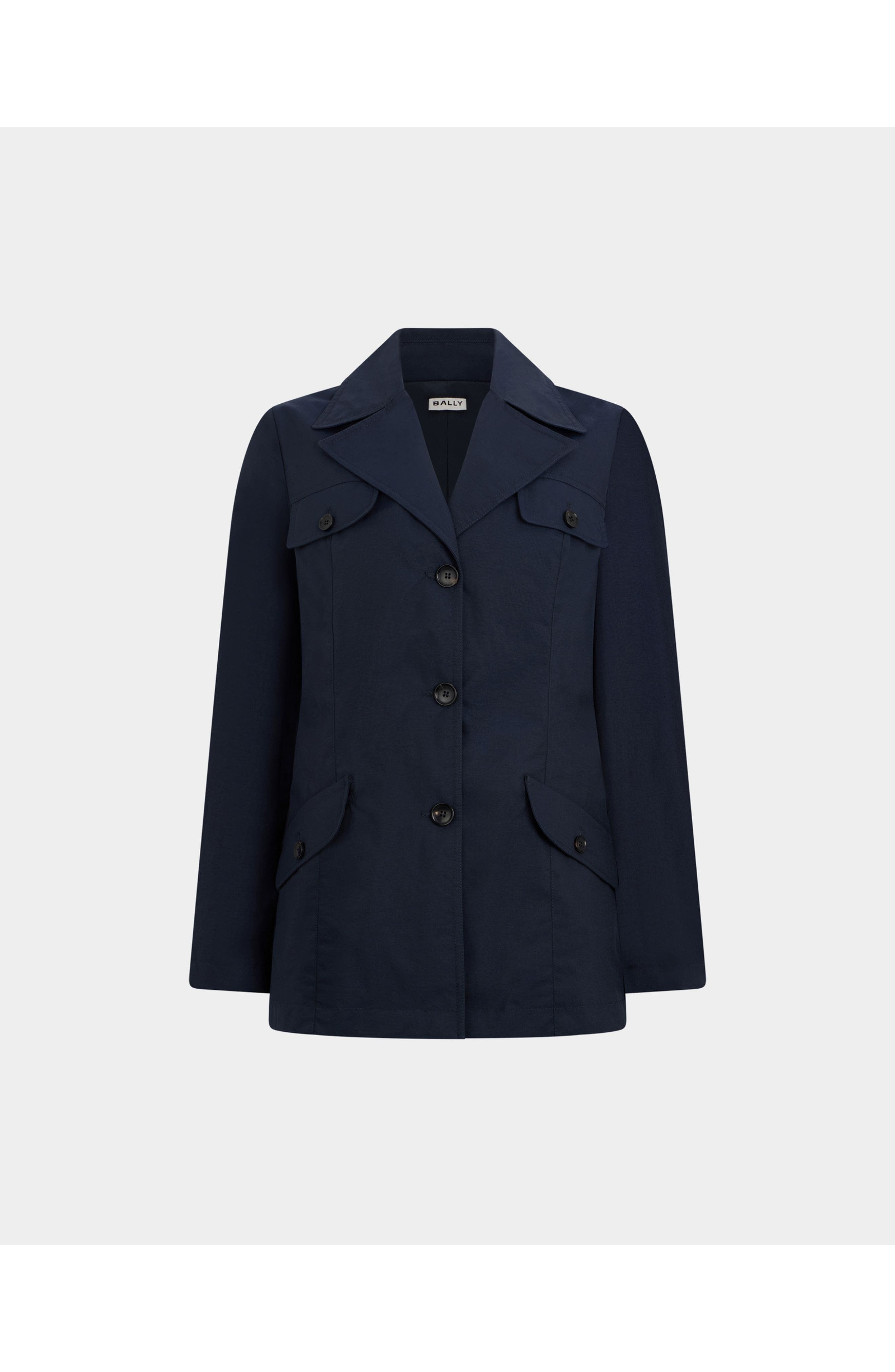 Belted Jacket in Nylon