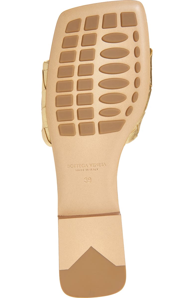 Bottega Veneta Parco Intrecciato Slide Sandal, Alternate, color, 8472 Gold