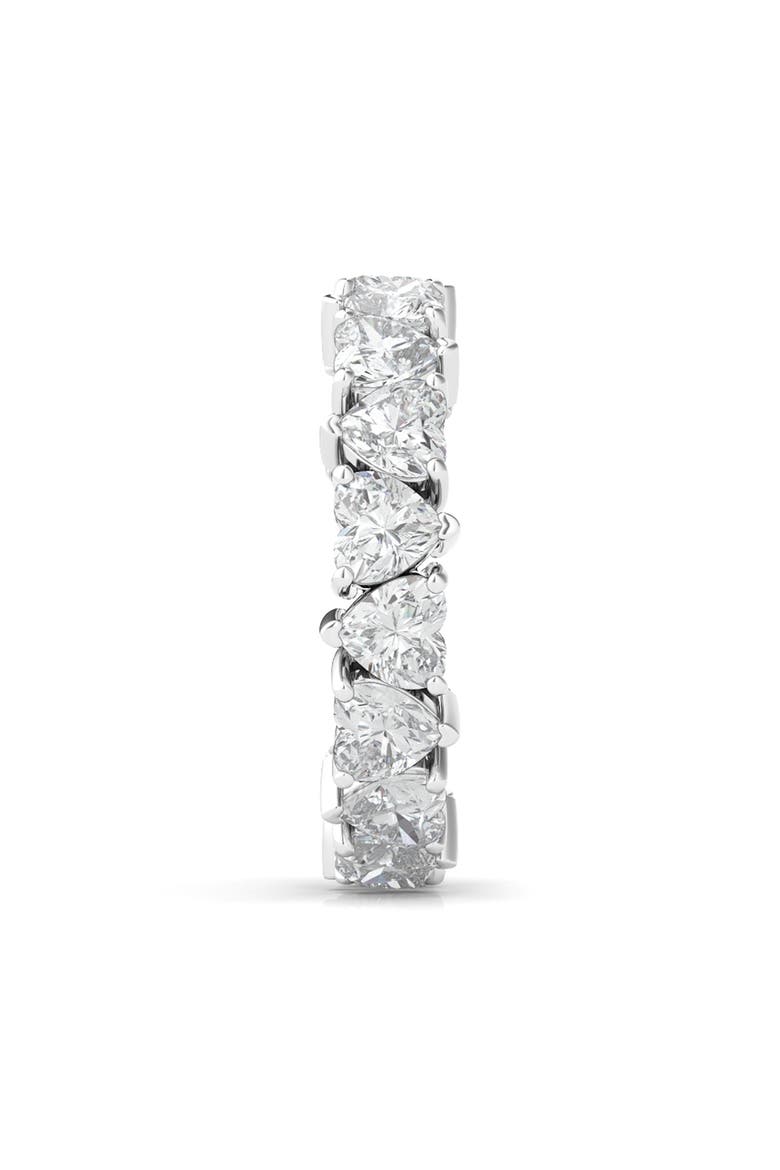 Alternating Hearts Lab Created Diamond Eternity Ring, Alternate, color, WHITE GOLD