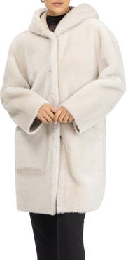 GORSKI Merino Genuine Shearling Hooded Jacket