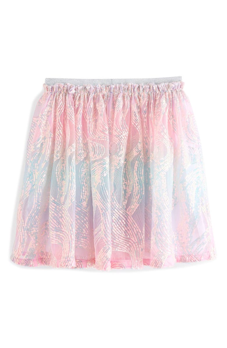 NEXT Kids' Ombré Sequin Skirt, Alternate, color, 