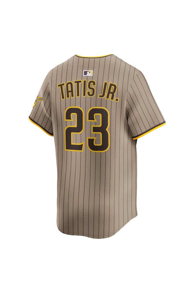 Men's Nike Fernando Tatis Jr. Khaki San Diego Padres Alternate Limited Player Jersey, Alternate, color, Khaki