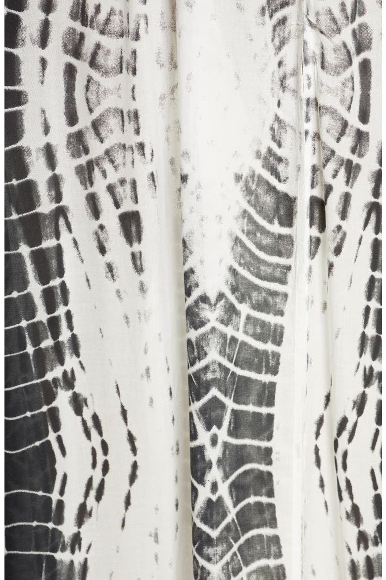 Cover-Up Maxi Dress, Alternate, color, BLACK/ WHITE