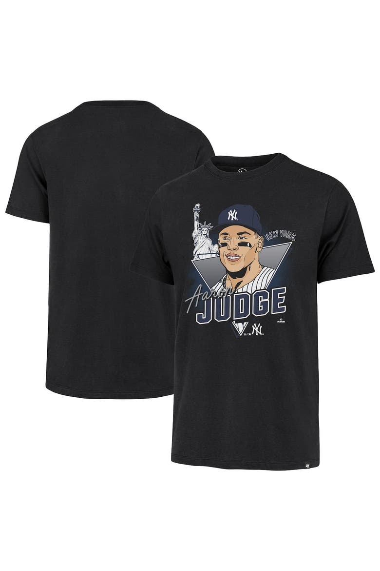 Men's Profile Aaron Judge Black New York Yankees Big & Tall Caricature Player T-Shirt, Alternate, color, Black