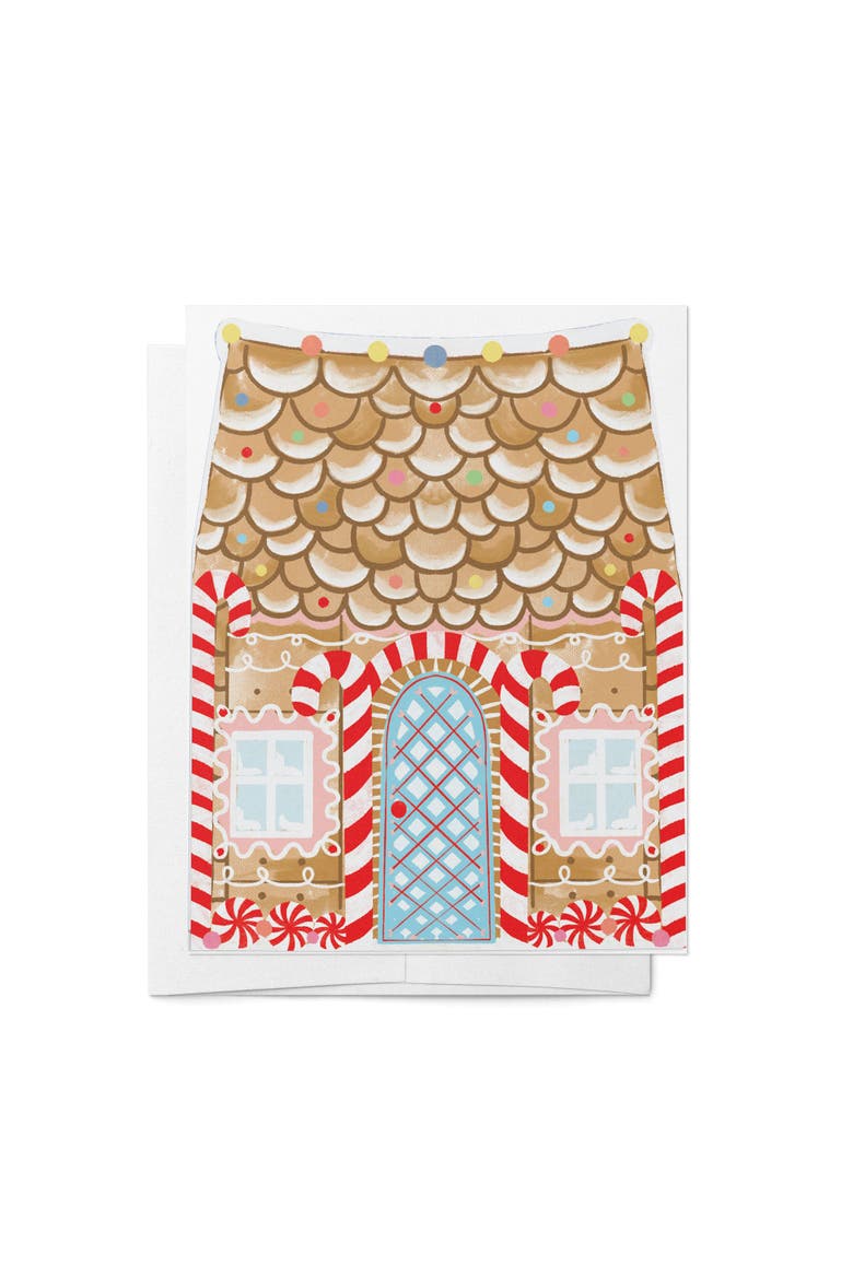 Holiday/Christmas Gingerbread House Greeting Card Pack, Alternate, color, Multi-Pack