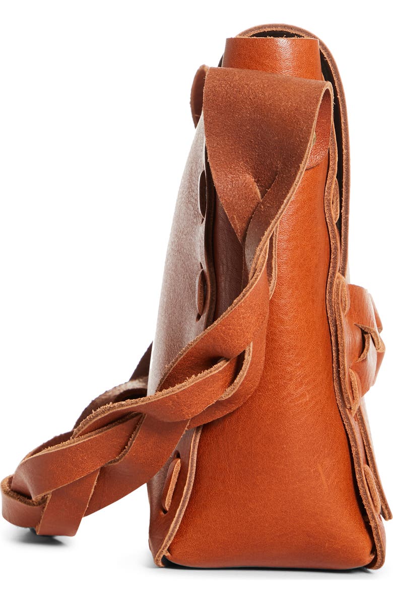 Anna Sui Lilou Leather Shoulder Bag, Alternate, color,